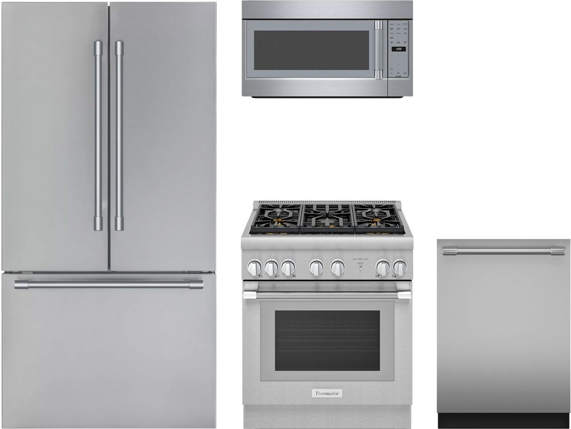 Thermador® 4 Piece Stainless Steel Kitchen Package