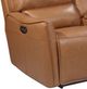 Leather Italia™ Georgetowne Portland Dessert Power Reclining Loveseat with Console-1