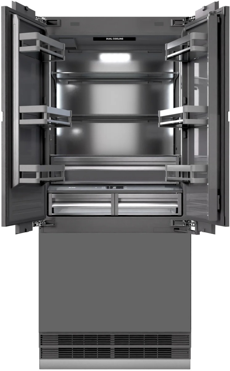 ZLINE 36 in. 19.6 Cu. Ft. Panel Ready Built-In French Door