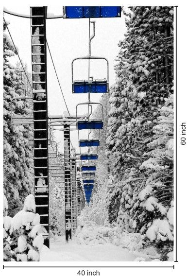 Classy Living Ski Lift Wall Art-2