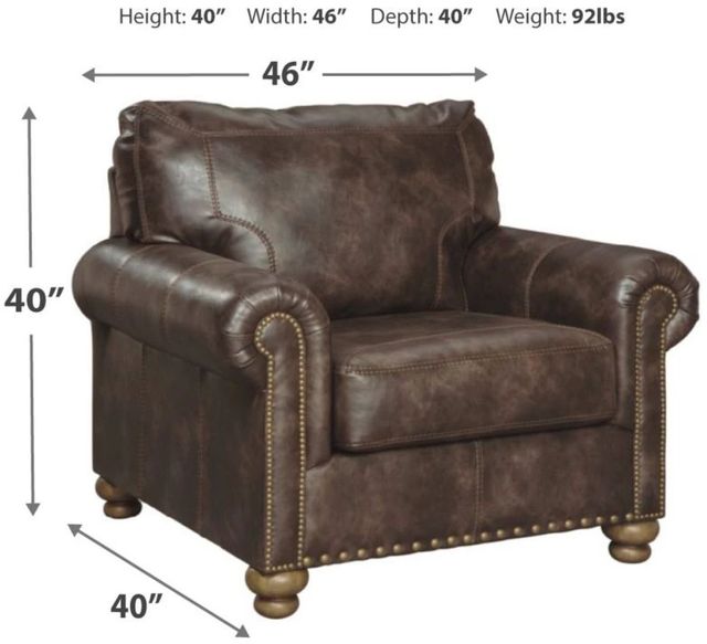 Signature Design by Ashley® Nicorvo Coffee Chair-2