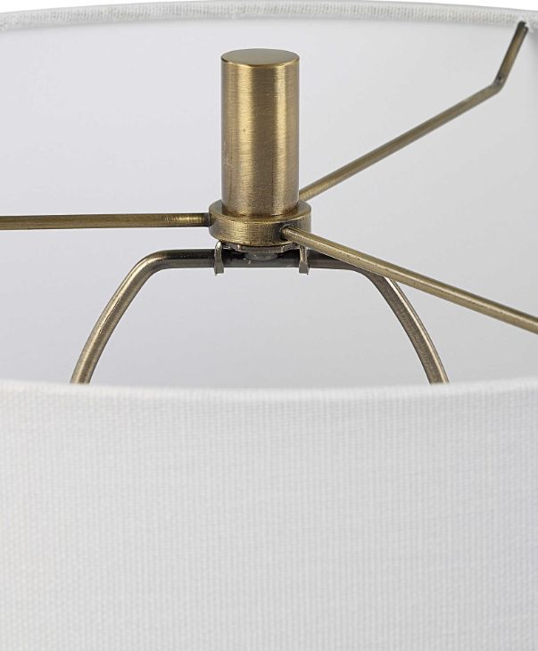 Uttermost® Remy Black Glaze Table Lamp-4