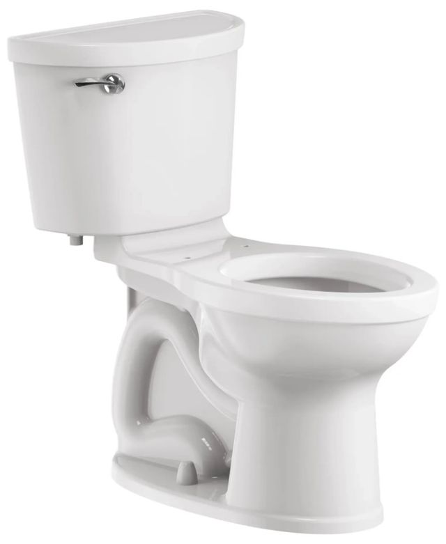 American Standard Champion® PRO White Two-Piece Chair Height Elongated Toilet Less Seat-0