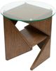 Magnussen Home® Vector Russet Brown Round Accent Table-5