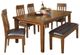 Signature Design by Ashley® Ralene 6-Piece Medium Brown Dining Room Set-0