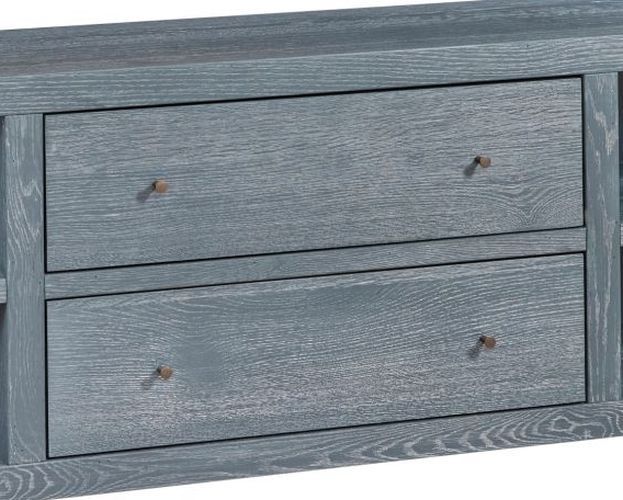 aspenhome® Latitude Deep Indigo 84'' Console with 2-Drawers-2