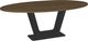 Amisco Customizable Amelia 84" Oval Dining Table with 1" Birch Veneer Top-0