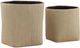 Dovetail Furniture Ellington 2-Piece Beige Planter-0