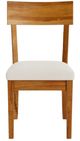 Bassett® Furniture Customizable Benchmade Rollins Dining Chair with Upholstered Seat-1