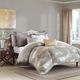 Olliix by Madison Park Signature Graphix Grey Queen Jacquard Comforter Set-0