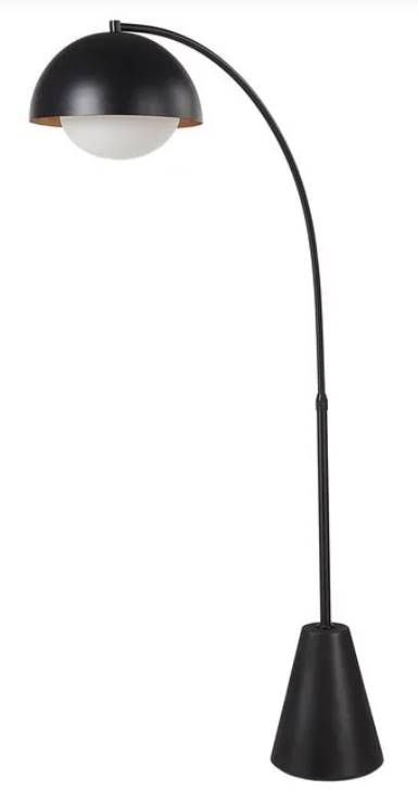 Renwil® Cooke Matt Black Floor Lamp-0