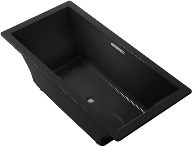 KOHLER® Underscore® Black 72" x 36" Drop-in Bath with Bask® Heated Surface-0
