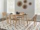 Powell® Cosgrove 5-Piece Natural Dining Set-1