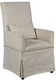 Forty West Margaret French Linen Dining Arm Chair-0