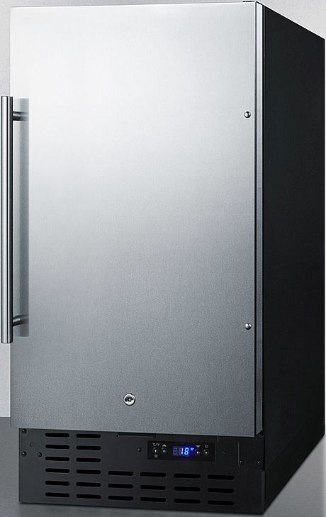 Summit® 2.7 Cu. Ft. Stainless Steel Drain-Free Icemaker-2