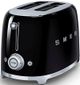 Smeg 50's Retro Style Black 2 Slice Toaster-0