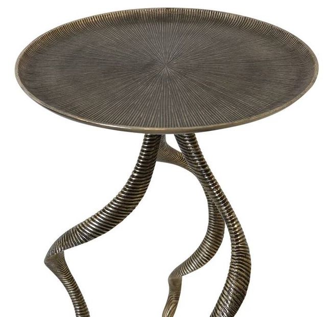 StyleCraft Bronze Antler Side Table-1