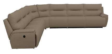 La-Z-Boy® Palmer Cocoa Reclining Sectional with Custom Layout Options-1