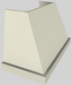 Vent-A-Hood® Designer Series 48" Biscuit Wall Mounted Range Hood-2