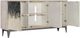 Hooker® Furniture Melange Gray/Rustic Light Entertainment Console-3
