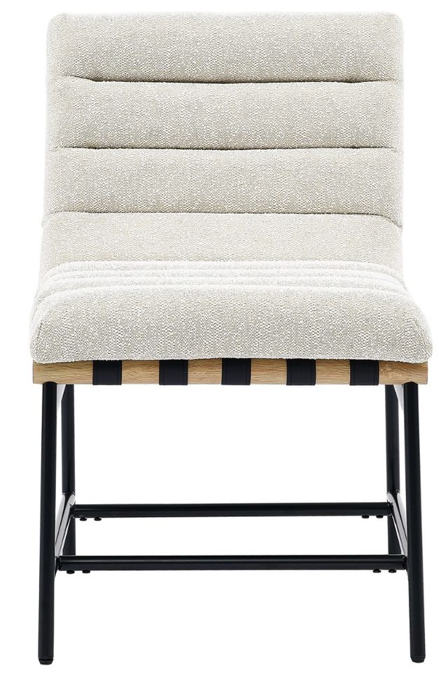 Steve Silver Co. Nicco 2-Piece Black-Eggshell Side Chair-2