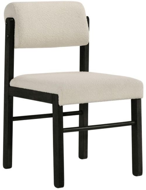 Coaster® Kehoe 2-Piece Black/Cream Dining Side Chair Set-3