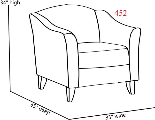 Fusion Furniture Crossroads Mink Quintero Mineral Accent Chair-2