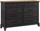 Elements International Montrose Brown/Espresso Dresser-0