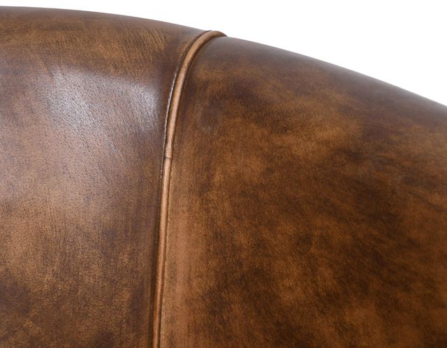 Home Trends & Design Essex Polo Antique Whiskey/Black Arm Dining Chair-3