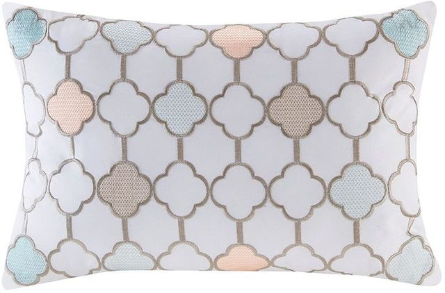 Olliix by Madison Park Essentials Coral/Green King Central Park Complete Comforter and Cotton Sheet Set-2