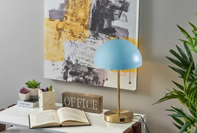 Adesso® Bowie Antique Brass Table Lamp-3