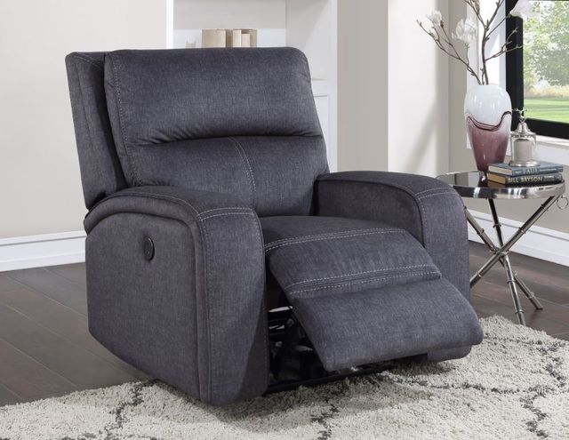 Steve Silver Co. Lovell Charcoal Power Recliner-2