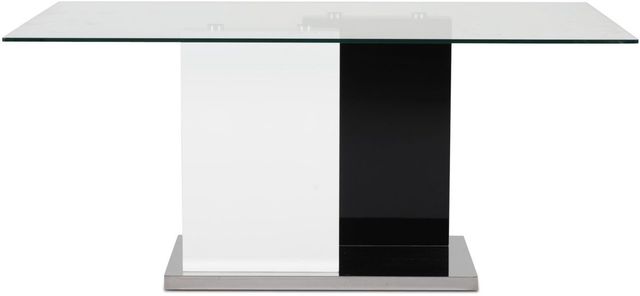 Mazin Furniture Libra 5-Piece Black/Gray/White Dining Set-1