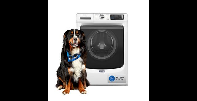 Maytag® 5.0 Cu. Ft. White Front Load Washer -1