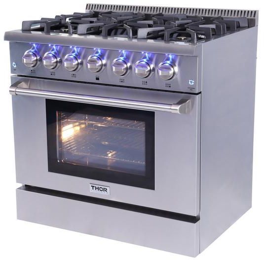 Thor Kitchen® 4 Piece Stainless Steel Kitchen Package-11