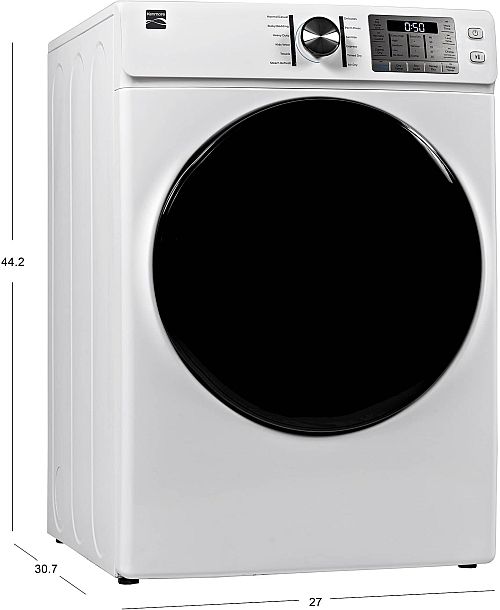 Kenmore® 8 Cu. Ft. White Electric Dryer with Smart Dry & Steam-3
