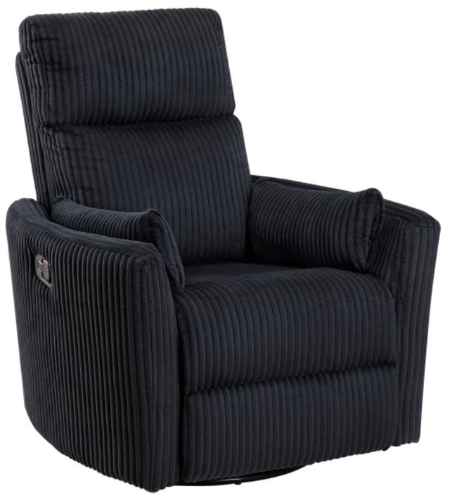 Homelegance® Traverse Black Manual Swivel Glider Recliner-0
