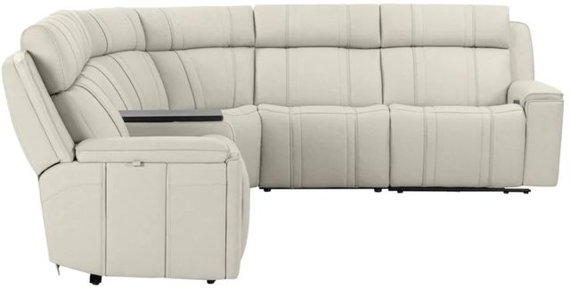 Parker House® Sausalito 6-Piece Platinum Envy Power Reclining L-Shape Sectional-3