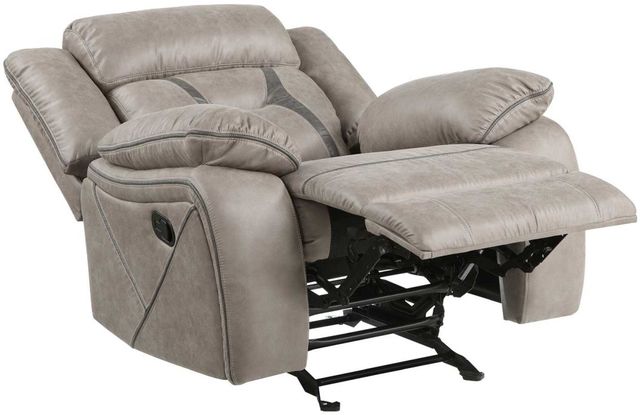 Steve Silver Co. Tyson Gray Manual Glider Recliner-1