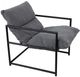 A & B Home Bronya Black/Grey Accent Chair-0