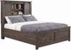 Jofran Inc. Madison County 4-Piece Barnwood Queen Barn Door Bedroom Set-2