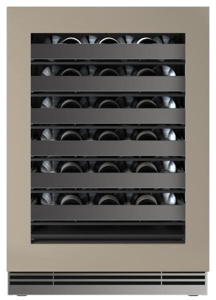 U-Line®  Home Collection 24" 5.1 Cu. Ft. Panel Ready Wine Refrigerator with Glass Door-1