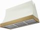 AGA Marquee 48" White Wall Mounted Range Hood  with Antique Brass Trim-0