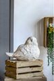 A & B Home White Large Bird Figurine-5