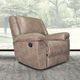 Furniture of America® Jambi Brown Manual Rocker Recliner-1