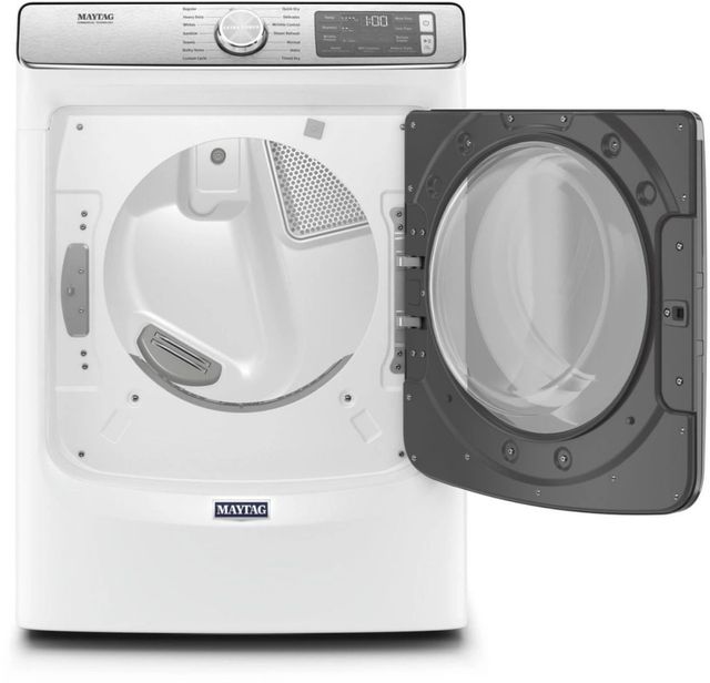 Maytag® 7.3 Cu. Ft. White Front Load Gas Dryer-1