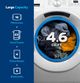 GE® SmartHQ™ 4.6 Cu. Ft. White Front Load Washer with OdorBlock™-5