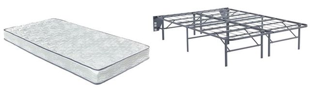 Sierra Sleep® by Ashley® Bonnell 2-Piece 6" Innerspring and Better than a Boxspring Foundation Queen Mattress Set