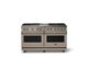 Viking® 5 Series 60" Nantucket Pro Style Dual Fuel (NG) Range with Brushed Brass Trim-0