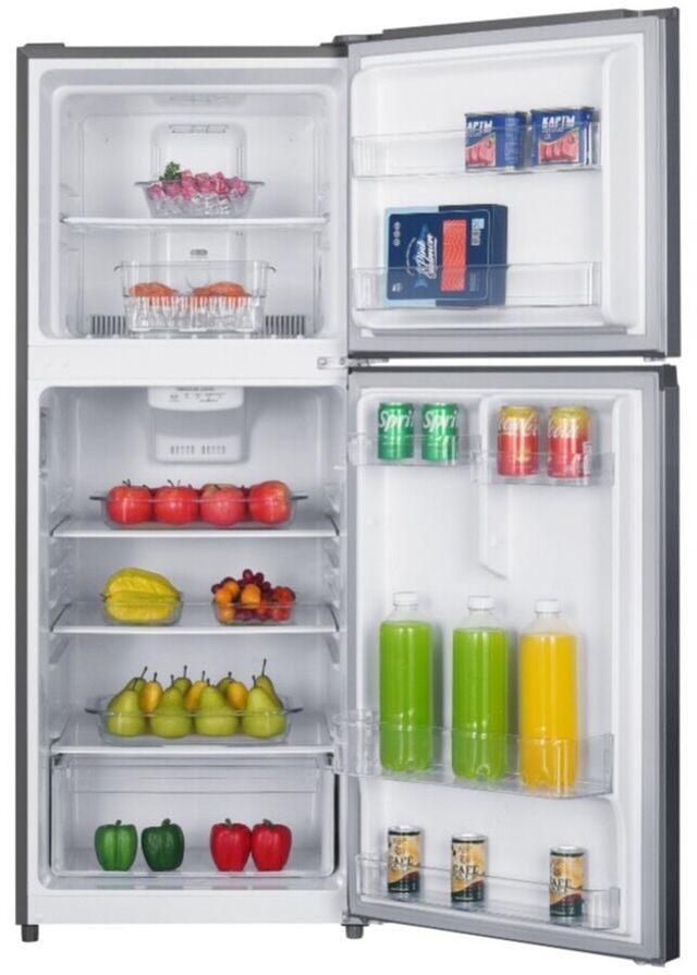 Verona® 24” 12 Cu. Ft. Stainless Steel Look Top Freezer Refrigerator-2